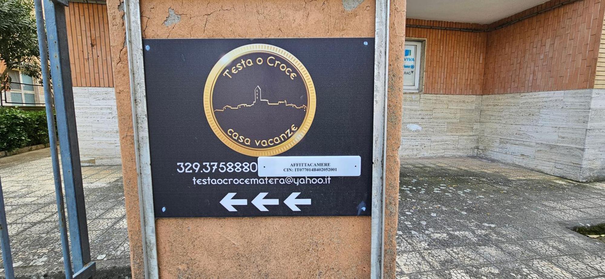 Testa O Croce Casa Vacanze マテーラ エクステリア 写真